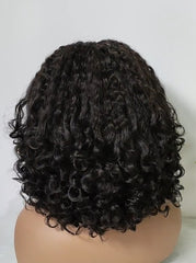 Jenny Hot curls heat resistant high quality fibre synthetic wig | Middle part front wig