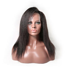Luxurious Virgin Remy Kinky Straight Wig