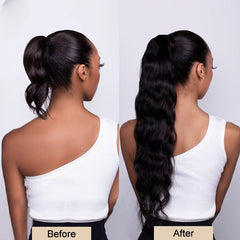 Luxurious Pure Human Hair Ponytail