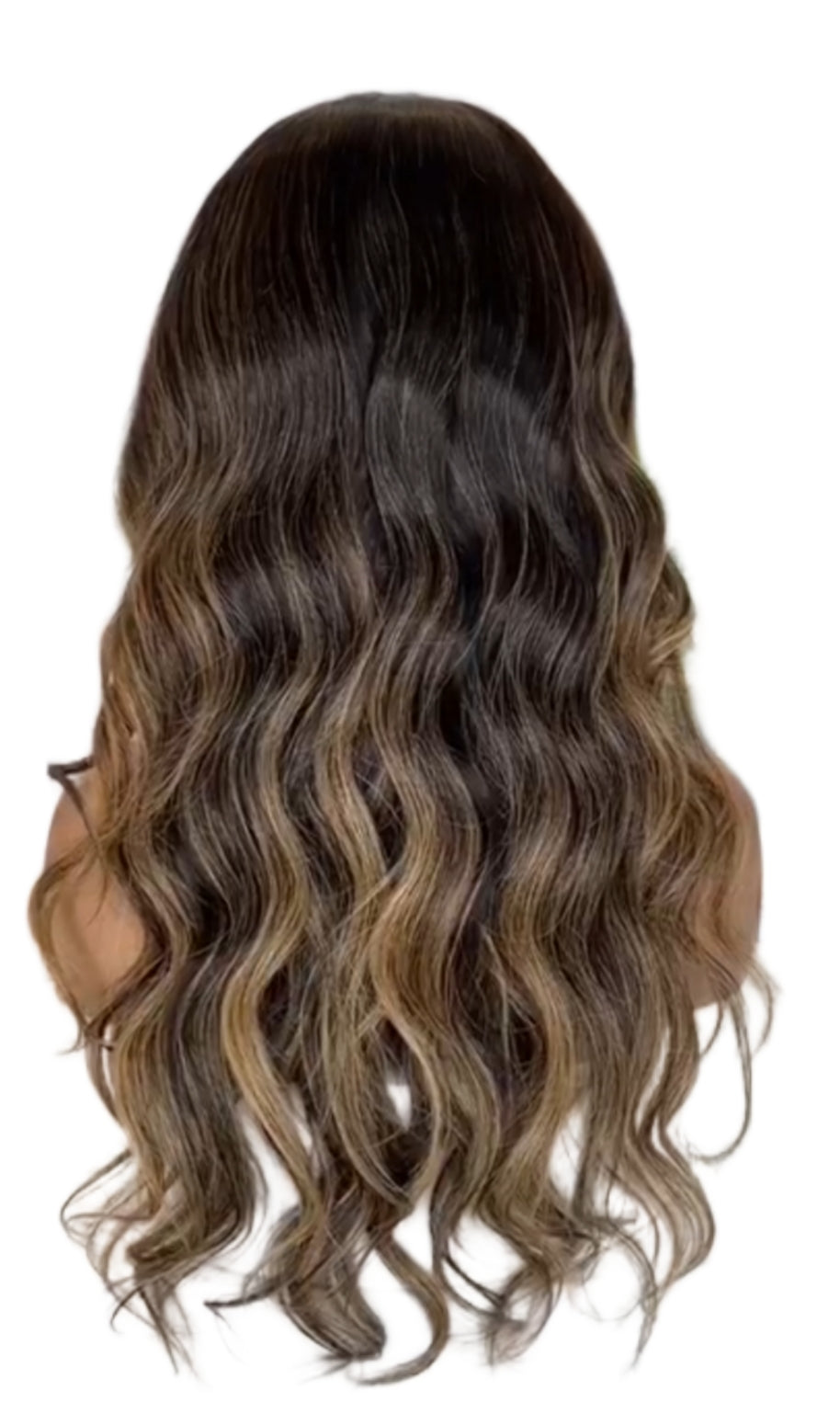 Lux European Human Hair Ombre Wig |Glueless Wig | 22" Balayage coloured 100% Human hair
