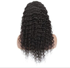 Rosa deep wave 13×4 lace front pure human hair wig
